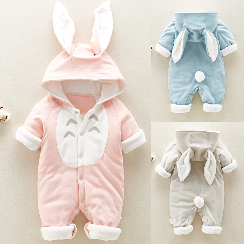 Newborn baby Even sweaters spring and autumn young children pure cotton thin cotton khaclothes climbing clothes for men and women Spring clothes go out and hold clothes