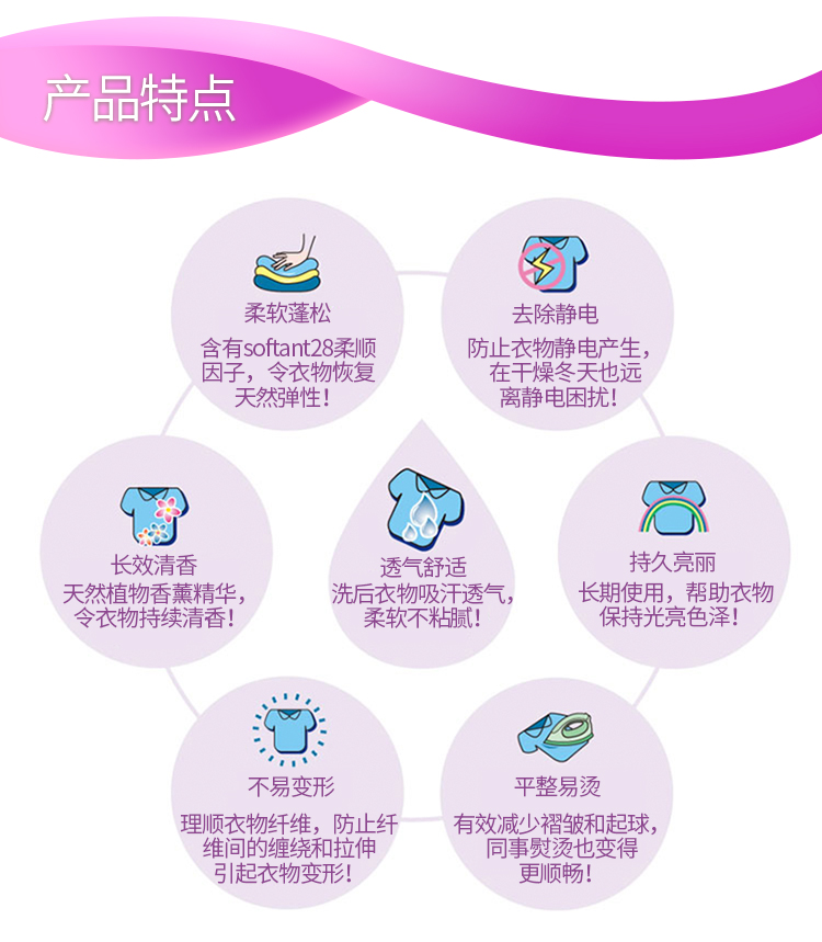 Blue Moon Green Softener Quần áo Chăm sóc Giặt ủi Giặt ủi (Hoa oải hương) 500g * 5 Túi - Dịch vụ giặt ủi thuốc tẩy mốc