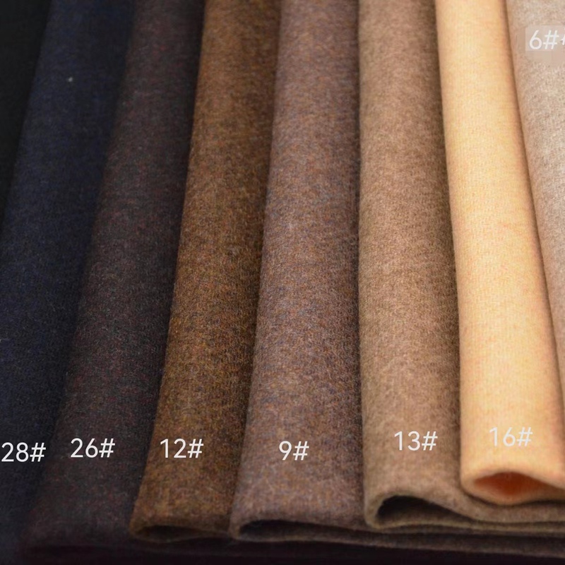 500g All-Wool Mixed Color Twill Women's Fabric Series, Autumn and Winter Thin Coat Style Wool Fabric