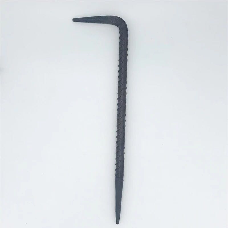 Aluminum mold special hook mold adjustment small crowbar tip flat head crowbar forging steel crowbar factory direct sales