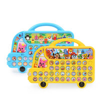 Korean pinkfong bumping Fox Korean bus learning machine early education machine childrens puzzle development point reading machine