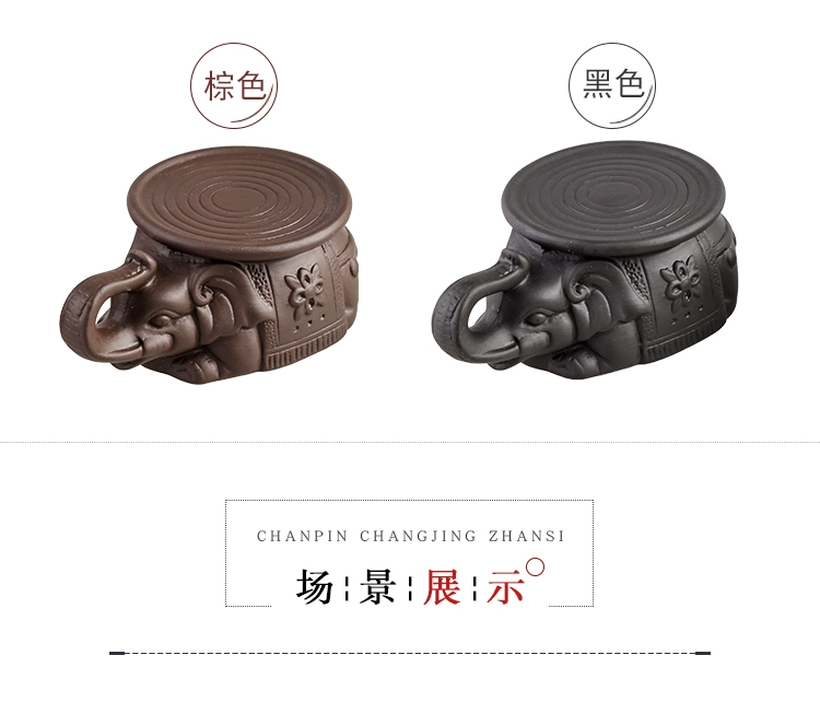 Tím nồi nồi nồi nồi khay trà kho báu như ấm trà cơ sở nồi nồi Kung Fu trà coaster bộ phụ kiện - Trà sứ