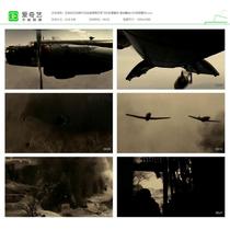 Historical Anti-Japanese War classic scenes of Japanese aircraft air raids and bombings Party stage LED video material