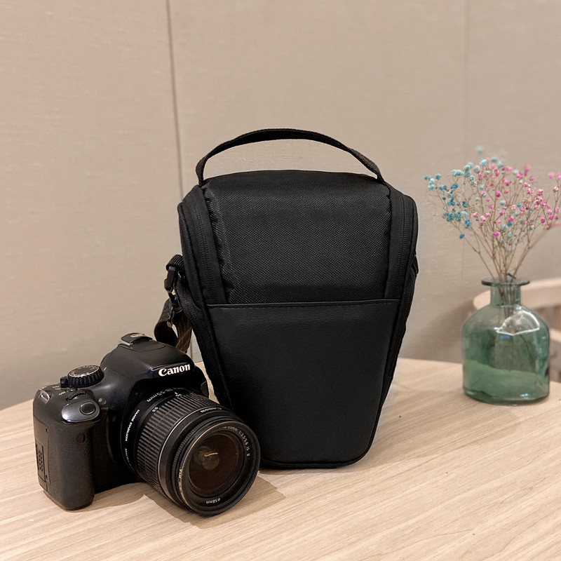 Monocular camera bag without standard triangle bag photography bag suitable for Canon Nikon camera bag digital camera bag cross-border