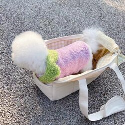 Thickened Pet Autumn and Winter Clothing for Dogs and Cats, Thickened Vest, Cute Carrot Cotton Coat, Transformation Outfit