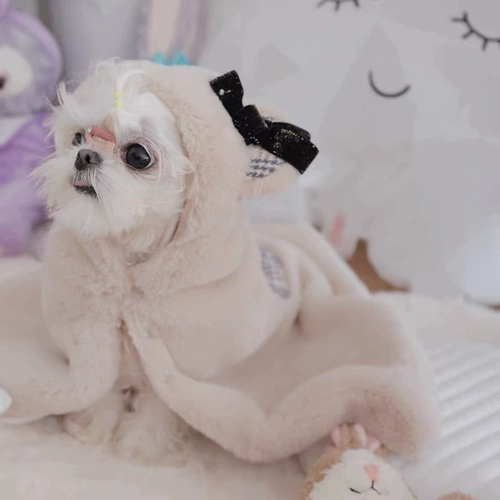 Бархатное одеяло, милый демисезонный удерживающий тепло плащ, с медвежатами