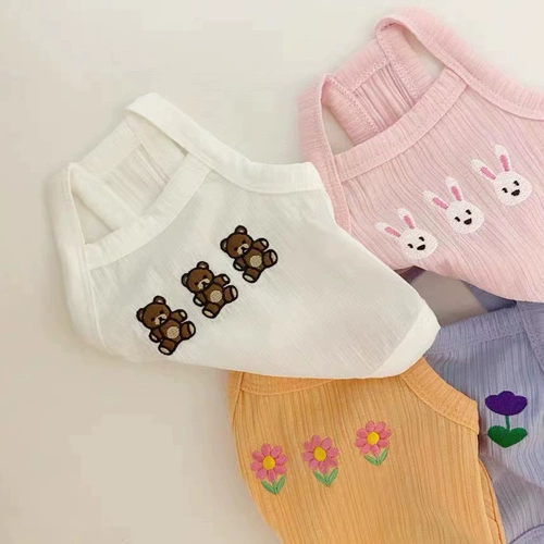 Слинг жилет щенки одежда кот pet pingbindi beab beauty маленькие щенки весна и лето тонкие