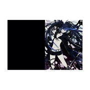 屋 日本 shooter game bắn súng rock đen ngoại vi BLACK ROCK SHOOTER máy tính xách tay notepad graffiti - Carton / Hoạt hình liên quan