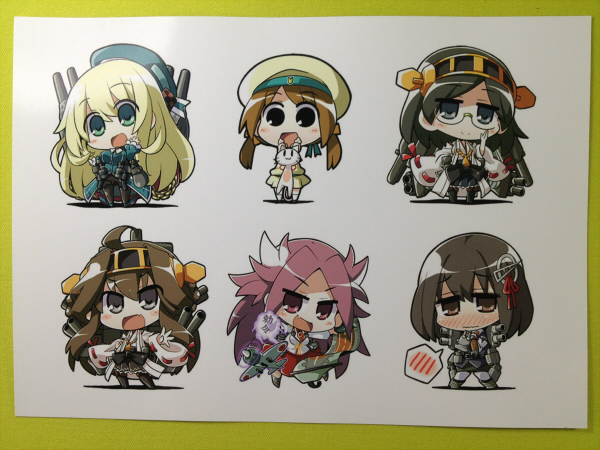 Anime anime Anime Nhật Bản xung quanh con tàu Niang Collection Island hình gió Q phiên bản nhãn dán kết cấu ánh sáng cao - Carton / Hoạt hình liên quan sticker gấu trúc