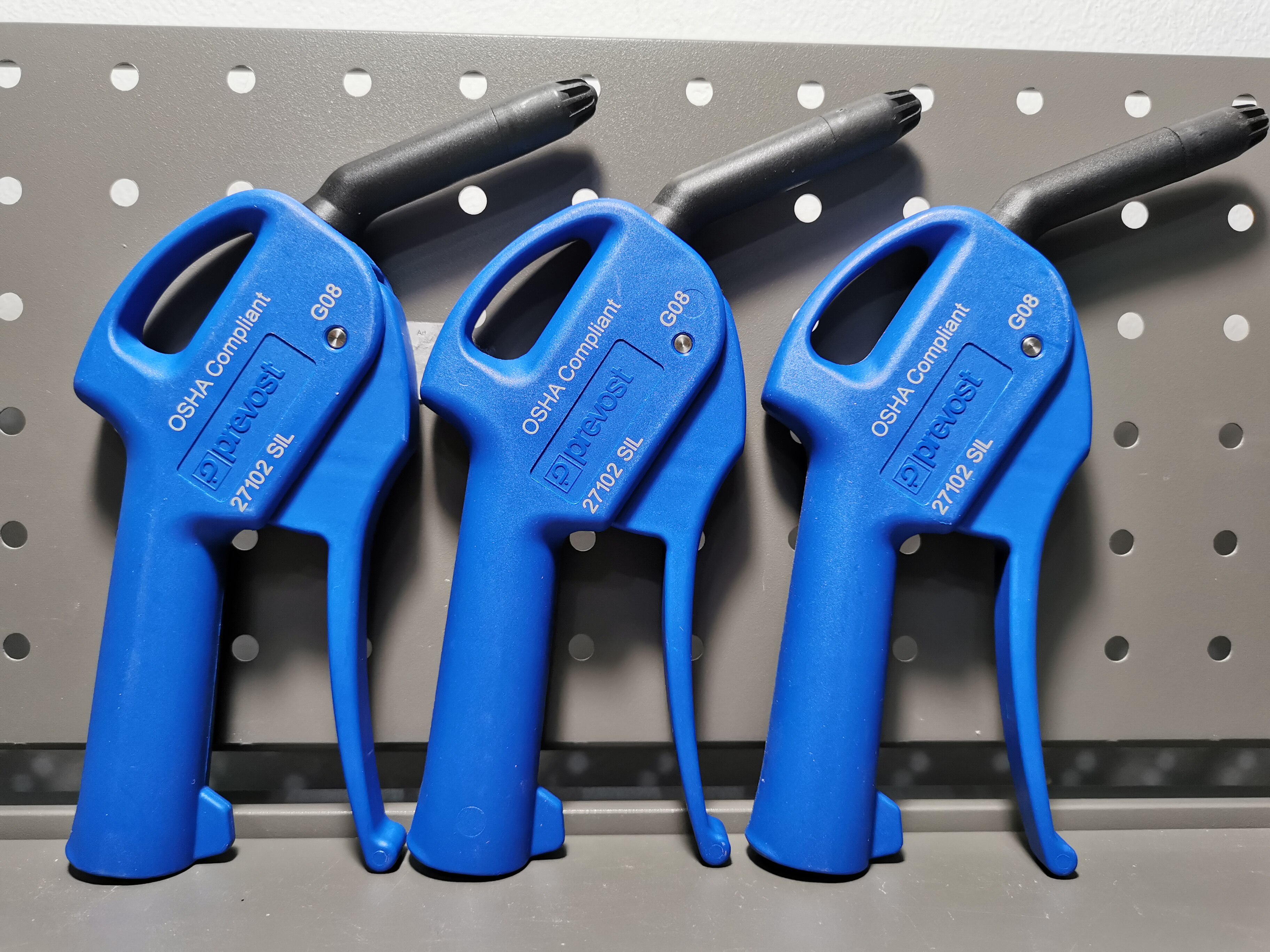 French Pei Ke mute dust blowing gun dust collector car silencer air pump 27102 dust-free workshop delivery connector