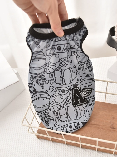 Жилетки для щенка Лето Тедди Бишон медведь маленькие щенки домашние животные увлечения гранатами и летней одеждой