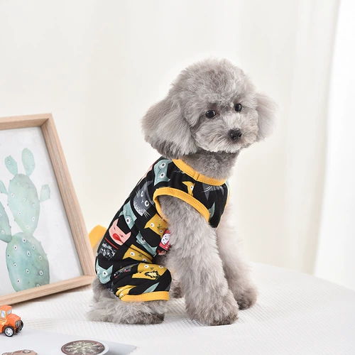 Летний тонкий черный модный мультяшный жилет