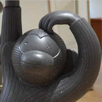 Fun Cement Monkey Tea Table Styling Nordic Designer Creative Fashionable Concrete Corner Table