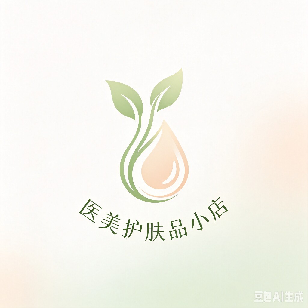 医美护肤品小店的LOGO