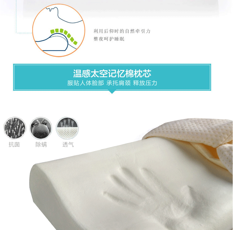 Chậm lại không gian bộ nhớ gối bông gối đơn cổ tử cung sức khỏe sửa chữa người lớn gối cổ tử cung cổ tử cung lõi - Gối gối ôm cho bà bầu