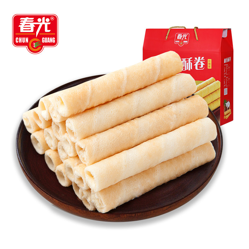 海南特产 春光 椰香酥卷 612g礼盒装 天猫优惠券折后¥22.9包邮(¥39.9-17) 海南特产 春光 椰香酥卷 612g礼盒装 天猫优惠券折后¥22.9包邮(¥39.9-17)