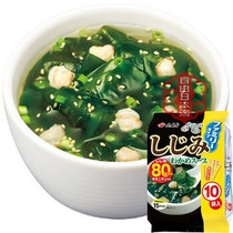 Japanese native Omori House clam shellfish wakame soup fast food ready-to-eat soup 10 bags into low-calorie nutrition soup