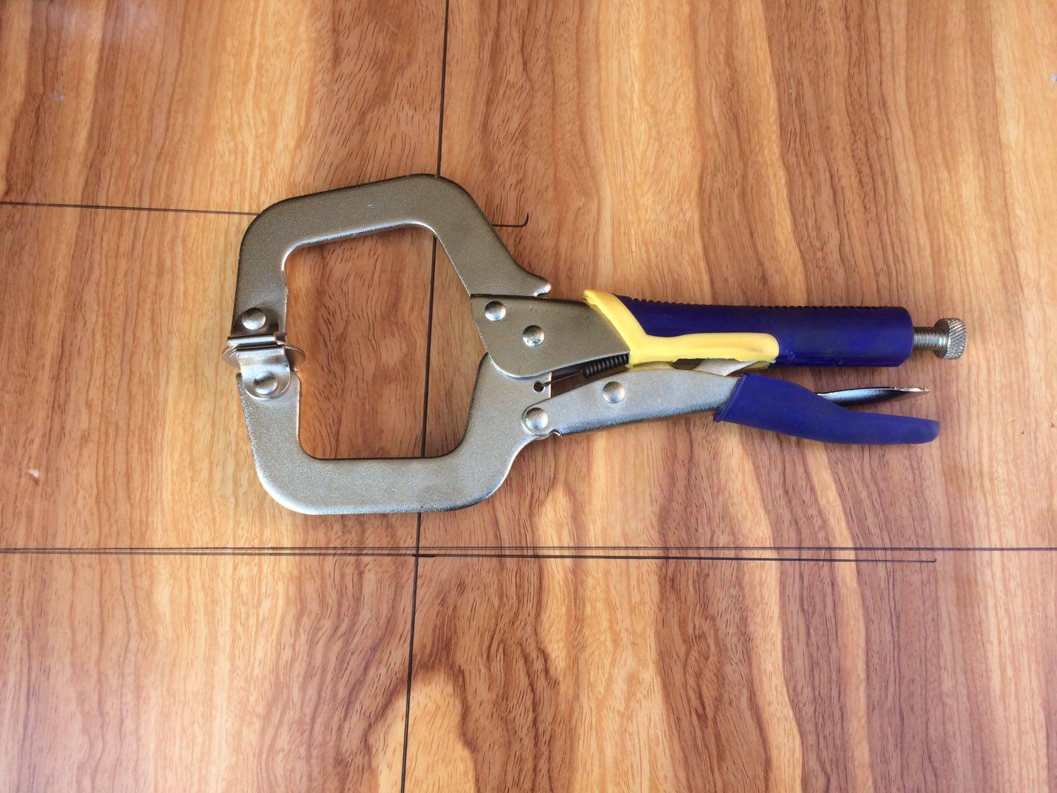 Industrial-grade pliers C-type multi-functional universal 11-inch flat head and flat mouth plus force fast clip fixing tool pliers