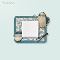 Art Oil Painting Acrylic Switch Decoration Office Living Room Socket Frame Frame Tea Room Fluorescence Paste