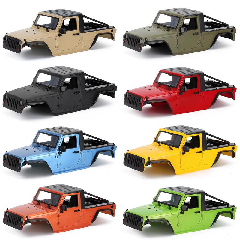 1/10 Yuechi Wrangler Pickup Truck Shell Simulation Climbing Car Shell Jeep Off-Road Vehicle DIY Modification 313 Wheelbase