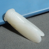 Stunned by Dialect Hetian Jade Collection Grade Xinjiang High-fat Waxy White Jade Blockbuster Pendant X2