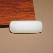 Qi Ma dialect high-quality Hetian jade Russian basa material oily mutton fat white jade Ping An brand pendant pendant h2