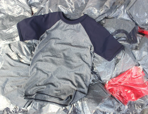 Шелковая детская эластичная футболка для мальчиков с сеткой, европейский стиль, короткий рукав, круглый воротник