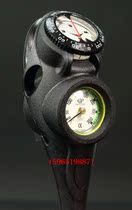 Diving triplet Taiwan diving pressure gauge North pointer depth gauge Residual pressure direction identification Residual pressure instrument