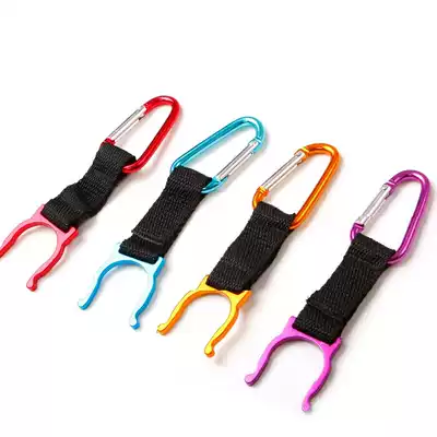 Outdoor water bottle hanging buckle Mineral water bottle hanging buckle mountaineering supplies hanging fast shoulder bag mountaineering buckle