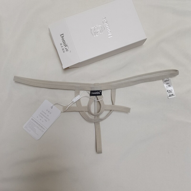 【Hao Hao Senior】Dumi International Men's Fashion Underwear Lace-Up Shaping Hollow-Out Thong Boxed Underwear Briefs
