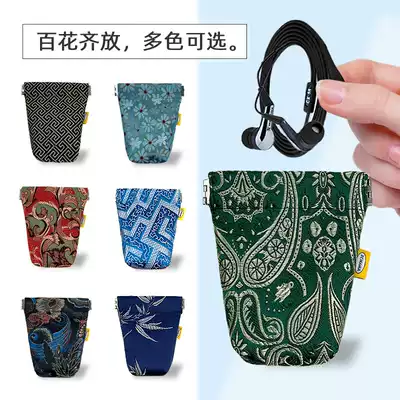 PCMAMA headset bag elastic closure airpods pro headphone bag small portable wenplay storage bag