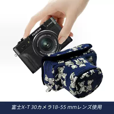 DUSTGO Fuji X-T30 18-55mm lens special camera bag with handle cannot be used
