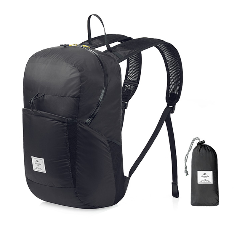 Outdoor lightweight skin bag Travel leisure foldable backpack 25L men and women shoulder mountaineering bag Waterproof travel bag