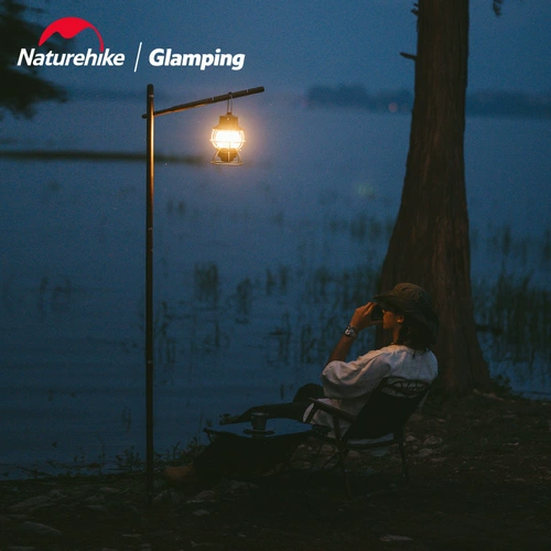 Naturehike Дорожная съемная портативная палатка из натурального дерева для кемпинга, светильник, трубка