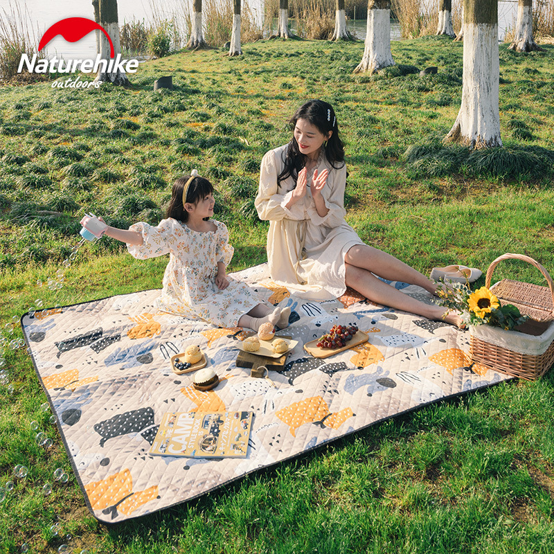 Outdoor Picnic Cushion Anti-Tide Cushion Thickened Field Portable Picnic Picnic Cloth Camping Spring Mat Nordic Ins Wind