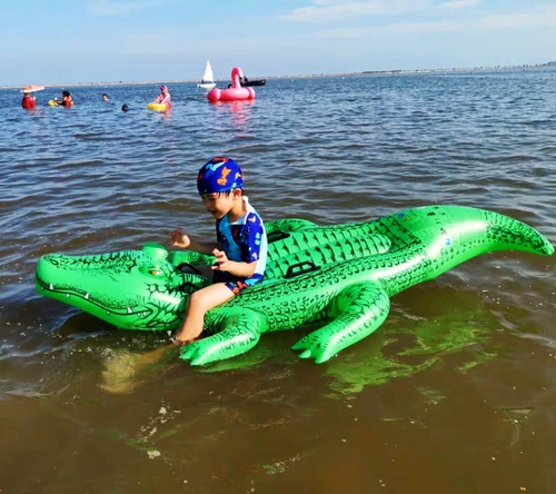 Intex, надувной большой маленький плавательный круг для взрослых для влюбленных для игр в воде, крокодил