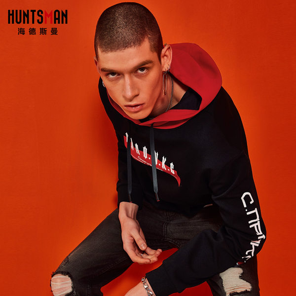 Huntsman 海德斯曼 男式套头连帽卫衣 嘻哈外套 天猫优惠券折后￥118包邮（￥138-20）2色可选