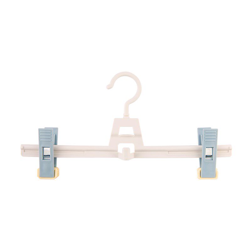 Two pieces of Longshida trousers rack trousers clip household trousers hanging trousers hanger with clip seamless belt clip trousers