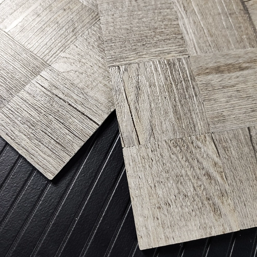 Мраморная самоклеющаяся мозаика из натурального дерева на стену для спальни