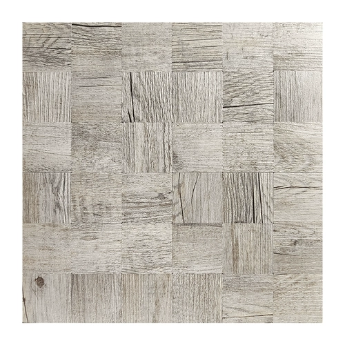 Мраморная самоклеющаяся мозаика из натурального дерева на стену для спальни