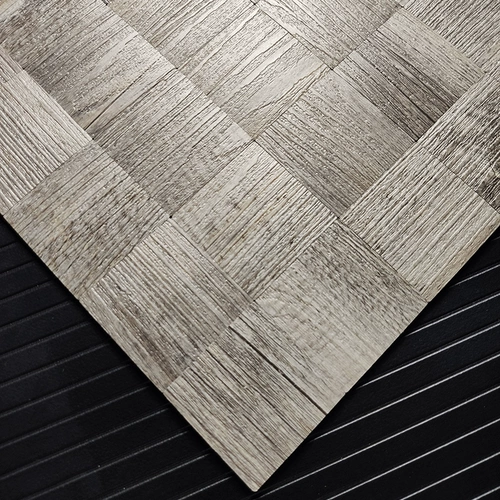 Мраморная самоклеющаяся мозаика из натурального дерева на стену для спальни