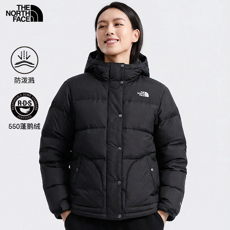 Thenorthface North Face down Jacket Women's Outdoor Water-Repellent Goose down 550 Puff Warm Hooded Jacket 8Dmm Thenorthface North Face down Jacket Women's Outdoor Water-Repellent Goose down 550 Puff Warm Hooded Jacket 8Dmm