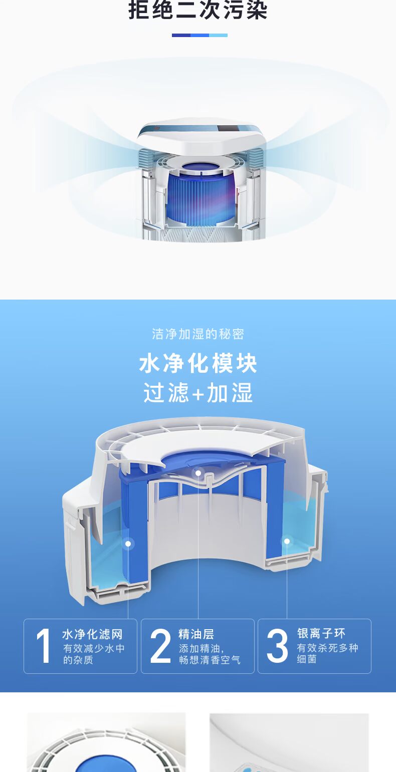 máy lọc không khí voz Phần làm ẩm không khí AirProce AI-660 làm ẩm không khí làm khô không khí vào mùa thu và mùa đông máy lọc không khí karofi kap-e114