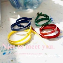 Korean imported childrens clothing 24 summer RAMIJINI versatile fashionable adjustable colorful decorative belt for boys and girls