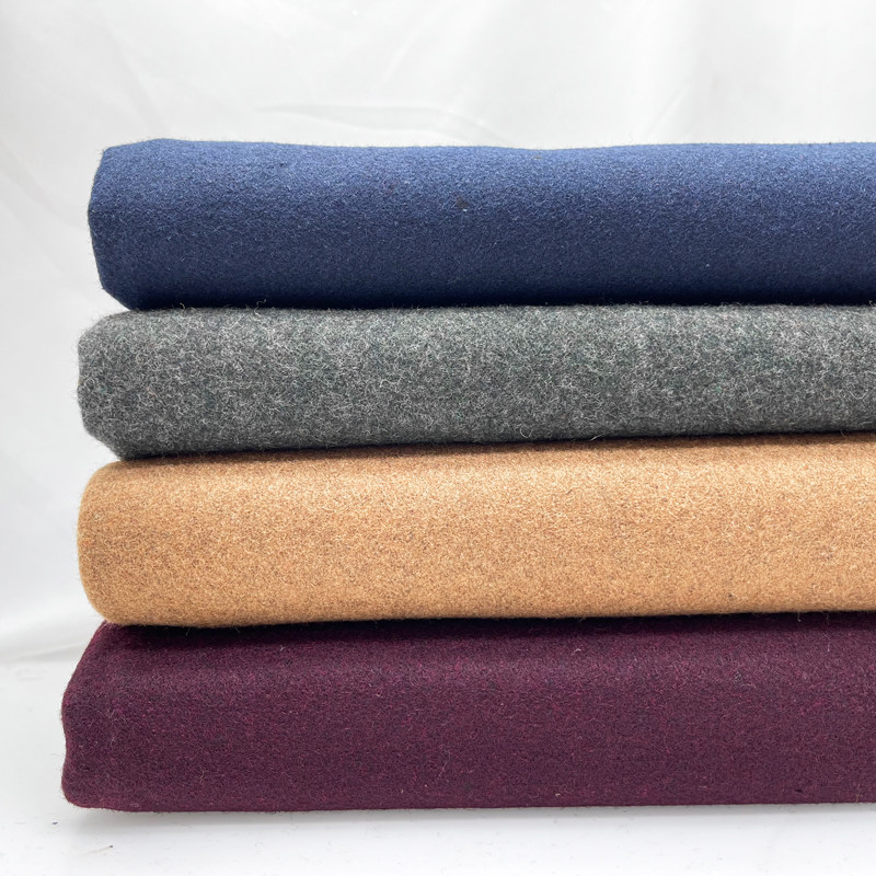Woolen fabricCashmere single-sided fleece fabricFall and winter coatsWoolen woolen clothingHanfuCapeWool fleece