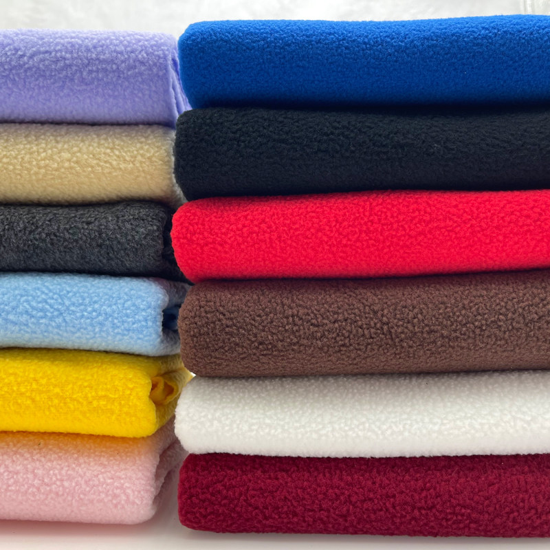 Thickened Rocking Grain Suede Fabric Pure Color Short Plush Coral Suede Inner autumn Winter suede lining DIY Clothing Fabric