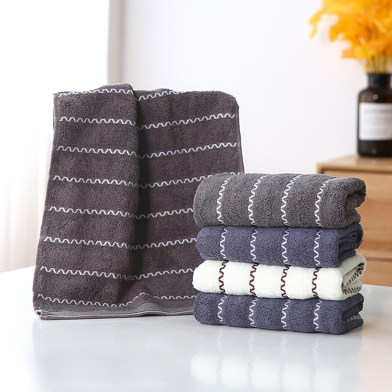 Pure cotton towel couple wipe face towel Household soft absorbent adult bath wash face towel small men and women cotton