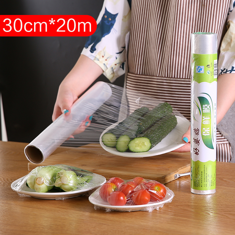 Kitchen Wrap Roll With Cutter, Microwave Safe And Heat Resistant,  Refrigerator Storage Bags