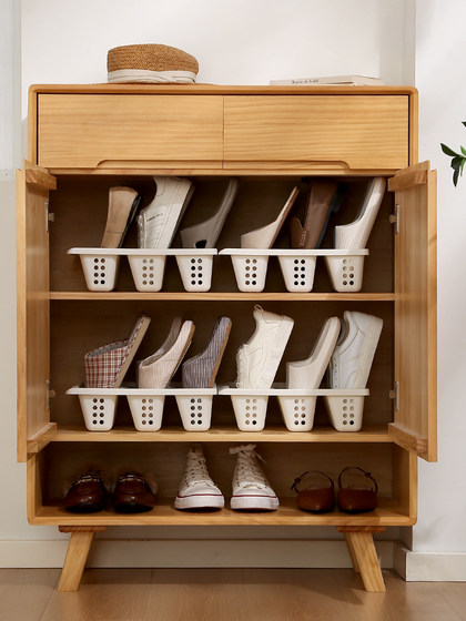 鞋柜收纳盒免安装鞋架拖鞋鞋子存放神器省空间整理盒子抽屉式塑料