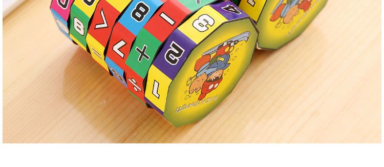 Quà tặng cho trẻ em Ngày trẻ em Câu đố Rubiks Cube Bổ sung, phép trừ, nhân, khối chữ số Bé học số học sớm Đồ chơi phụ huynh khối Rubik - Đồ chơi IQ